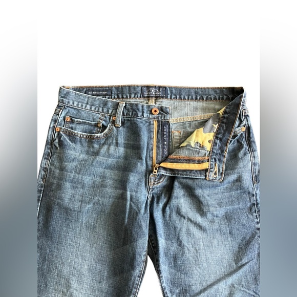Lucky Brand 363 Vintage Straight Mens Jeans Size 34x30 Distressed Denim - Picture 3 of 9